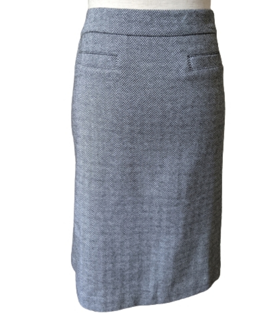 Talbots Herringbone Pencil Skirt 6P